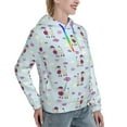 thumbnail image 6 of Lsque Poodle Dog Pattern Casual Women's Hoodie,Hooded Sweatshirt with Kangaroo Pocket,Pullover Hoodie with Eye-catching Drawstrings-Large, 6 of 7