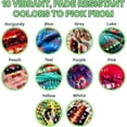 thumbnail image 5 of Sacred Thread Fleece Blanket South Western, Reversible Mexican, Vibrant Aztec Blankets and Throws for Aztec Decor for Home (Teal Flannel / Sherpa (Throw (40''x60'')), 5 of 10