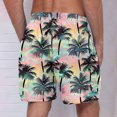 thumbnail image 4 of Pantalones Cortos para Hombre Atléticos Pantalones de Playa de Impresión Especial, Pantalones Cortos Atléticos de Poliéster Elásticos para Hombres, 4 of 9