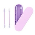 thumbnail image 1 of Silicone Cotton Swabs Stick Reusable Portable and Cleanable Ear Cotton Swabs for Ear Cleaning Makeup, 1 of 8