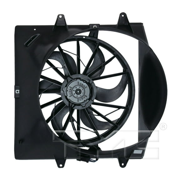 TYC 621130 Dual Radiator and Condenser Fan Assembly For 04 Jeep Grand Cherokee