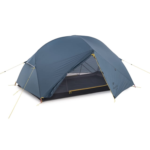 Tienda de campaña para mochileros Naturehike Mongar para 2 personas y 3 estaciones, azul