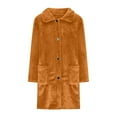 thumbnail image 4 of LOVZFMLL Jackets for Women's Solid Color Button Up Lapel Cardigan Top Jacket, 4 of 6
