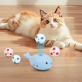 thumbnail image 4 of OAVQHLG3B Cat Toy Ball, Floating Ball Cat Toy, Whale-Shaped Floating Cat Toys, Interactive Cat Toys Balls Electric Moving Balls Soccer Toys for Indoor Cats, 4 of 5