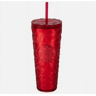 Starbucks 2021Valentine's Day Pink Hearts and Lips Soft Touch Matte Tumbler  24oz