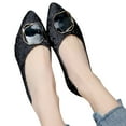 thumbnail image 2 of Vedolay Loafers Loafers For Fashion Flat Classic Casual Low Top Walking Shoes,Black 7, 2 of 5