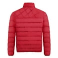thumbnail image 5 of Hxshgdsn Womens Lightweight Puffer Jacket Full Zip Stand Collar Coat Warm Winter Outerwear Red M, 5 of 5