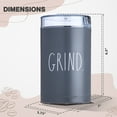 thumbnail image 4 of Rae Dunn Electric Coffee Grinder with Stainless Steel Blades for Kitchen, Grind Coffee Beans, 150 Watt Power, 4 of 7