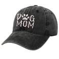thumbnail image 2 of Gorra de béisbol para mamá, regalo para el Día de la Madre, gorra de béisbol ajustable para mujer, ideal para viajes a la playa. negro, 2 of 9