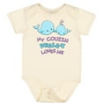 thumbnail image 3 of Inktastic My Cousin Whale-y Loves Me Boys or Girls Baby Bodysuit, 3 of 5