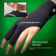 thumbnail image 2 of Guantes de billar profesionales D258 ligeros y transpirables de tres dedos, antideslizantes, para billar individual, 2 of 6