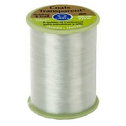 (3 pack) Coats & Clark Clear Nylon Sewing Thread, 300 Yards, Durable and Versatile