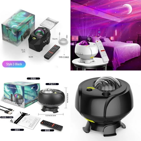 

FPWNGL Star Projector 3 in 1 Night Light Projector Wireless Music Speaker Aurora Starry for Baby Teen Adults