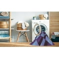 thumbnail image 2 of Ahgly Company Machine Washable Indoor Square Transitional Sky Blue Area Rugs, 7' Square, 2 of 7