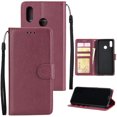 thumbnail image 1 of ForNova 3i/Y5 2019 PU Leather Protective Phone Case with 3 Cards Slots Bracket, 1 of 9