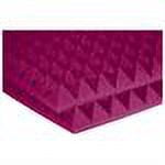 Auralex Studiofoam Pyramids 24"x24"x2" Acoustic Panel 12-Pack Burgundy