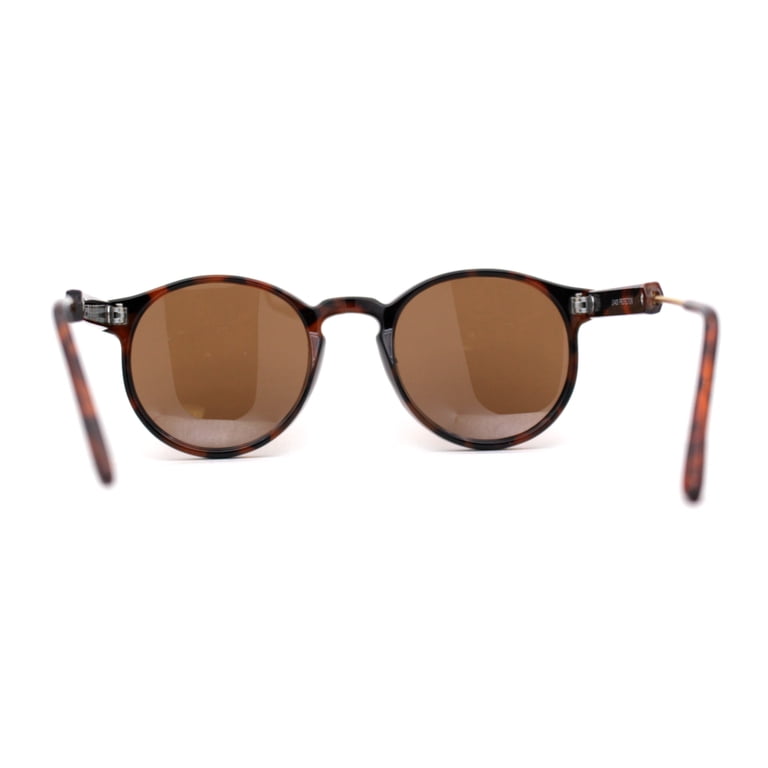 Mens P3 Iconic Keyhole Round Thin Plastic Sunglasses  display picture 1