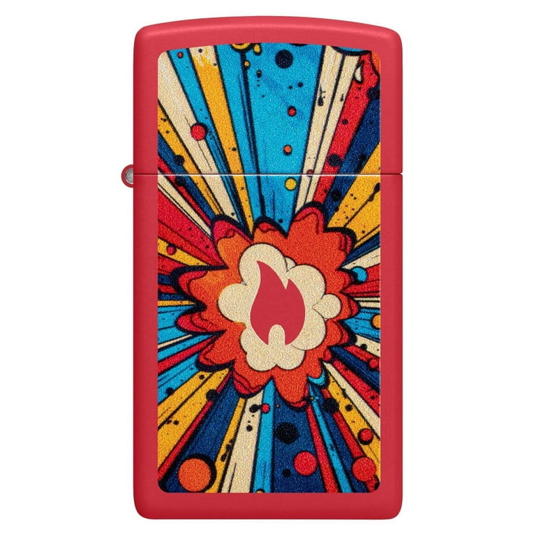 ✨未使用級✨ティンクル　コミケ限定　USA製　ZIPPO コレクション Zippo Comic Blast Design Slim Red Matte Pocket Lighter - Walmart.com