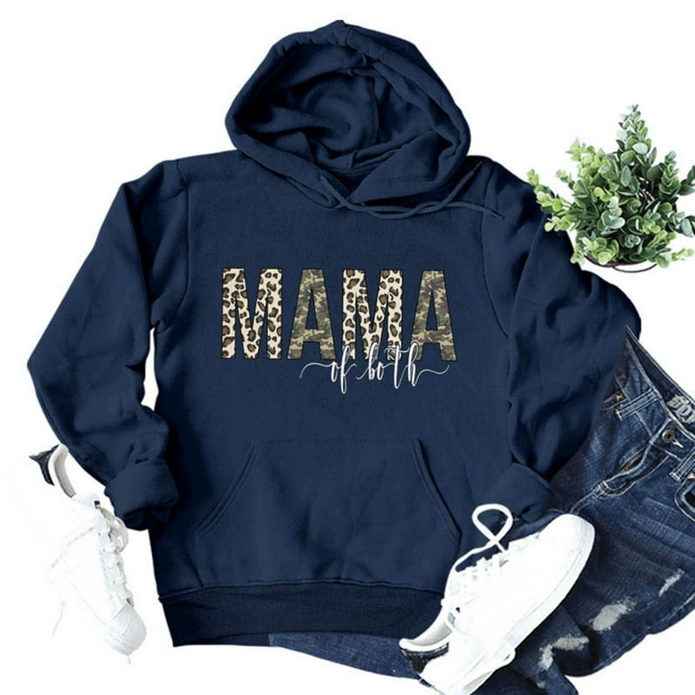 HSMQHJWE Jockey Sweatshirt Women Zip Sweatshirt Womens 2022 Winter European American New Revenges Black Sketch Letter Printing Hooded Pullover Hoodie
