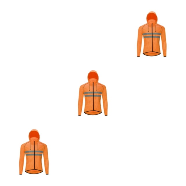 Eigraketly Chaqueta de ciclismo Abrigo de bicicleta Chaqueta cortavientos con capucha Chaleco a prueba de viento Ropa impermeable Moto Dama Hombre Type1 NO1