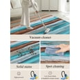 thumbnail image 5 of Vintage Wooden Area Rug for Bedroom 4x6 Ft Board Abstract Blue Turquoise Wood Grain Super Soft fuzzy Throw Rug Non-Slip Fluffy Plush Indoor Floor Carpet for Living Room Nursery Home Decor, 5 of 8