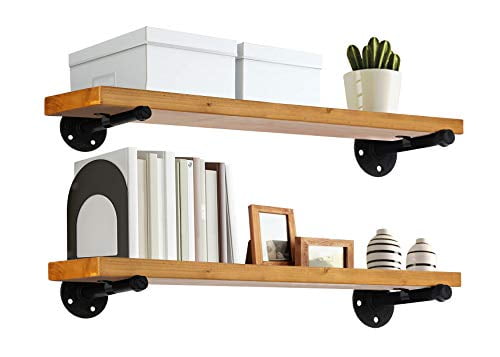 AZ L1 Life Concept Wall Mounted Floating Shelves, Set of 2 AZ L1 Life Concept Wall Mounted Floating Shelves, Set of 2