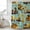 Teal Green, variant on Construction Truck Shower Curtain, Waterproof Shower Curtains for Bathroom, Cartoon Grips and Bulldozers Beige Washable Fabric Bathtub Curtain Set Bath Decor with 12 Hooks Standard 72"x72"