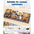 thumbnail image 4 of Food Warming Mat Extra Large, Rapid Heating Electric Warming Tray with 9 Temp Setting and 6 Hours Timer,Foldable Warming Trays for Food, Portable Foo, 4 of 6