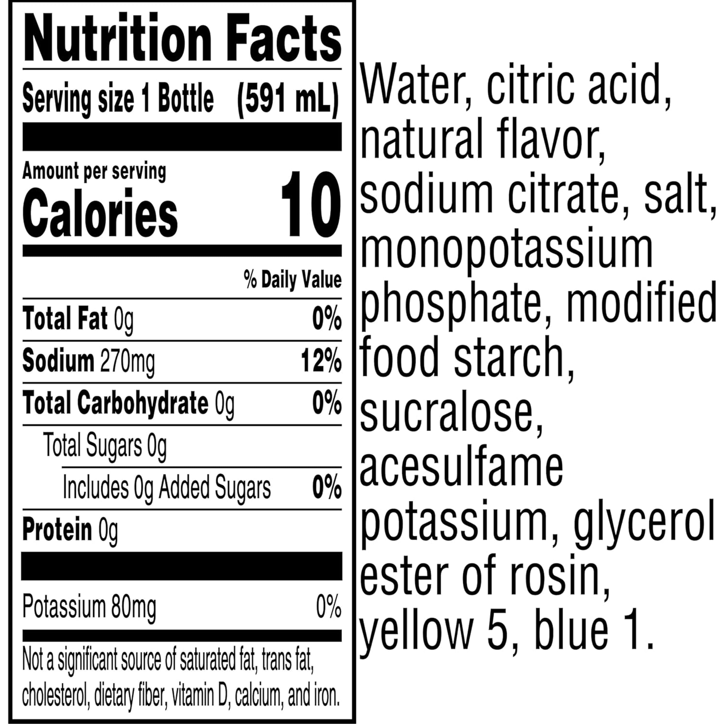 Gatorade Zero Sugar Thirst Quencher Apple Burst Sports Drinks, 20 fl oz, 8 Count Bottles
