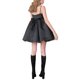 thumbnail image 4 of VISgogo Ladies Silky Short Slip Dress, Summer Autumn Women Leisure Style Color sólido Stringy Selvedge Empalme Falda de burbuja sin mangas VISgogo moda, 4 of 7