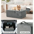thumbnail image 6 of Dog Steps For Bed Extra Wide Dog Stairs For High Bed Couch Sofa 35D Foam Pet Steps For Small Dogs And Cats NonSlip Bottom Pet Stairs Grey 4 Steps, 6 of 10