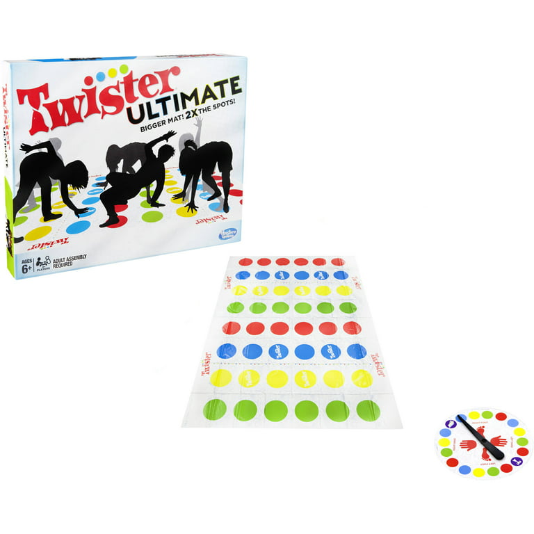 Twister Ultimate: Bigger Mat, More Colored Spots, Family Party