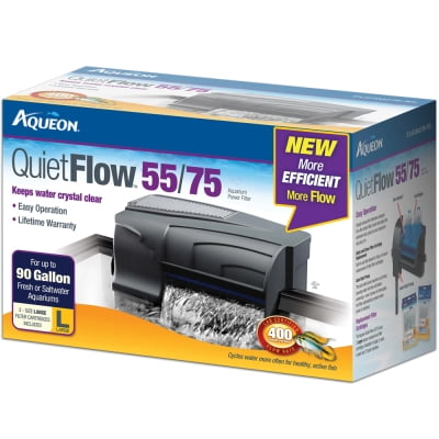 - Aqueon QuietFlow 55/75 Aquarium Power Filter