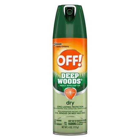 - OFF! Deep Woods Insect Repellent VIII Dry, 4 oz, 1ct