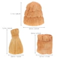 thumbnail image 2 of KAKOWELY 12Ud Piezas De Paja Decorativa Beige Para Autos Y Ambientes Multifuncionales, 2 of 6