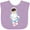 Lavender, variant on Inktastic Astronaut Boy, Cosmonaut, Space Flight, Cute Boy Boys Baby Bib