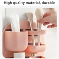 thumbnail image 5 of Leodye 1PCS Self-adhesive Wall-mounted Side Storage Box Multifunctional Compact Home office Bedroom Remote Control Pen Organizer Rack -8.7*8.7IN, 5 of 5