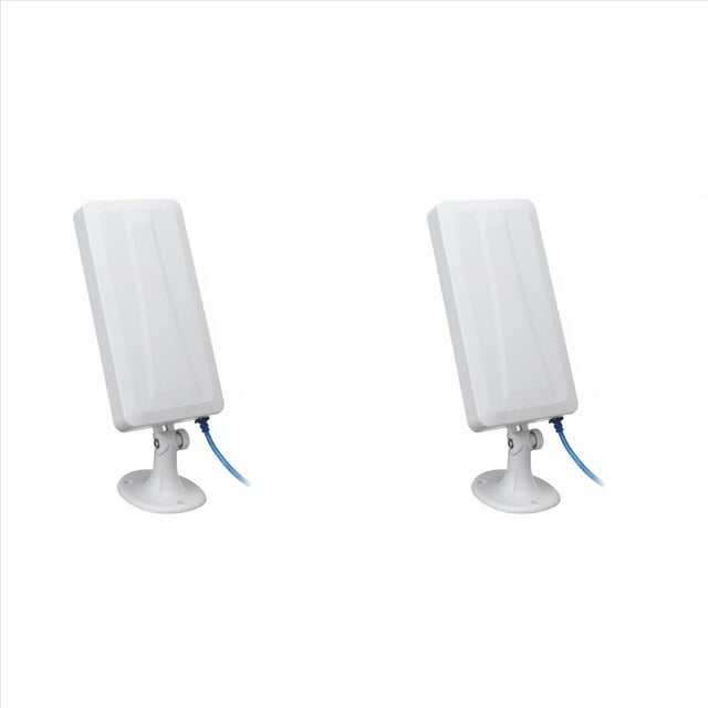 2X Extensor WiFi de Alcance de 150Mbps Repetidor de Enrutador Inalámbrico para Exteriores Antena WLAN para Booster 5M