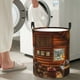 thumbnail image 5 of Fotbe Log Cabin Inside Cesto de Ropa con Asas, Cesto Impermeable de Gran Capacidad, Bolsa de Lavado para Dormitorio, Cesto de Ropa con Ruedas y Asas-Small, 5 of 6