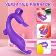 thumbnail image 5 of Finger Vibrator for Couples - G-Spot Stim Massaging Female Sex Toy - 10 Patterns - Whisper Quiet & Waterproof - Rechargeable - Adult Sex Toys & Games for Women and Couples Purple, 5 of 5