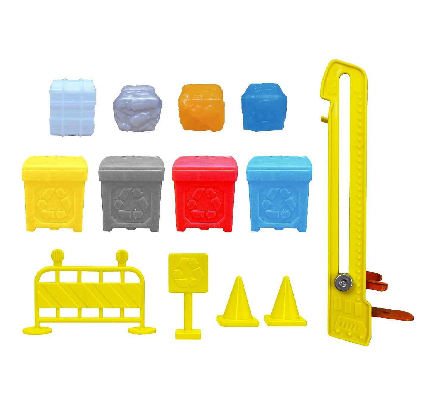 Kid Connection Recycling Truck Play Set, 16 Pieces