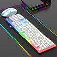thumbnail image 6 of Hioyaky Keyboard And Mouse Gaming Led Wired Combo With Emitting Character Keyboard Button Usb Mouse Rainbow Backlit Mechanical Feeling Compatible, 6 of 8