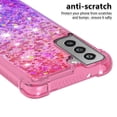 thumbnail image 3 of Funda para Samsung Galaxy S21 FE 5G Transparente con Brillos Carcasa Protectora Antigolpes con Glitter Brillante, 3 of 5