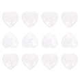 thumbnail image 1 of MasteelfCA 12Pcs Heart Shaped Stone Natural Stone Ornament Heart Shaped Stone Craft Party Gift, 1 of 7