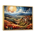 thumbnail image 2 of Designart "Vineyards of Tuscany, Italy VI" Italy Floater Framed Canvas Wall Art, 2 of 7