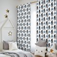 thumbnail image 5 of Blackout Kids Curtains,White Bigfoot and Pine Tree Pattern Childrens Insulated Curtains Set Of 2,Bedroom Essentials,Toddler Room Decor 52x84in(132x213cm), 5 of 5