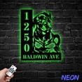 thumbnail image 4 of Handmadetneonsign Rottweiler Dog House Number Metal, Rottweiler Dog Home Number Metal Sign, Address Wall Decor 80660, 4 of 5