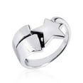 thumbnail image 1 of Celestial Shooting Star .925 Sterling Silver Ring-8.5, 1 of 6