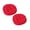 Red-2Pcs, variant on Round Corduroy Chair Cushion, 17.71" Soft Thick Tufted Seat Pad for Home Office Restaurant, Warm Comfortable Pillow for Indoor Chairs