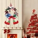 thumbnail image 3 of Corona De Navidad Con Decoración De Patas De Sombrero, Corona De Piernas De Elfo De Navidad, Decoración De Navidad Colgante Para Puerta Delantera Para Chimenea, Ventana De Pared Serendint HA039100-00, 3 of 6
